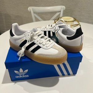 BRAND NEW!!!Adidas Sambae White Black Gum (Women's)